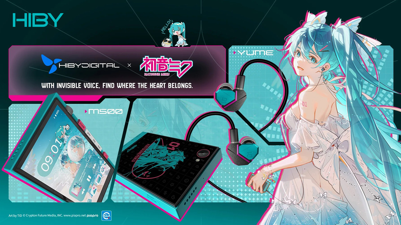 HiBy Digital×初音ミク「YUME」「M500 Hatsune Miku Edition」に関する